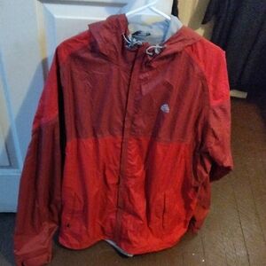 Nike ACG Two-Tone Red Hooded Raincoat